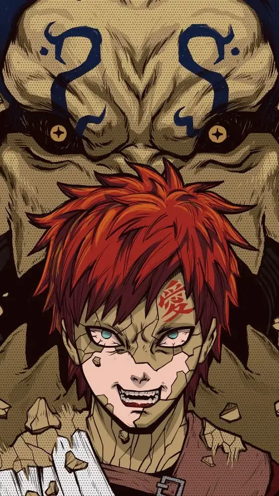 Gaara and sand wallpaper