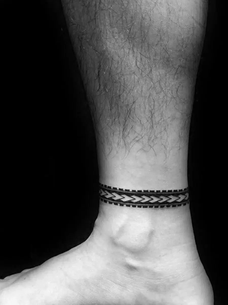 ankle tattoo for men