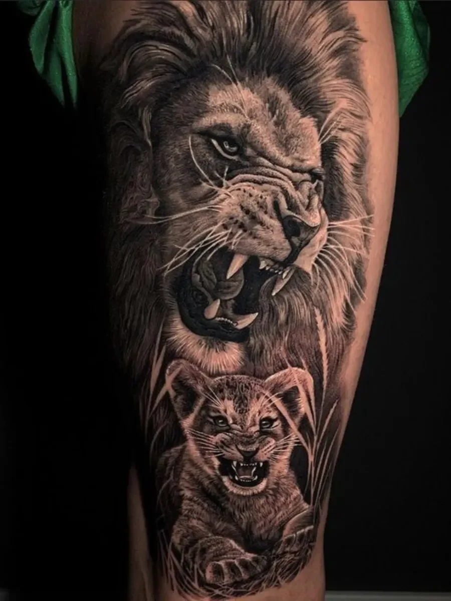 lion tattoo for men