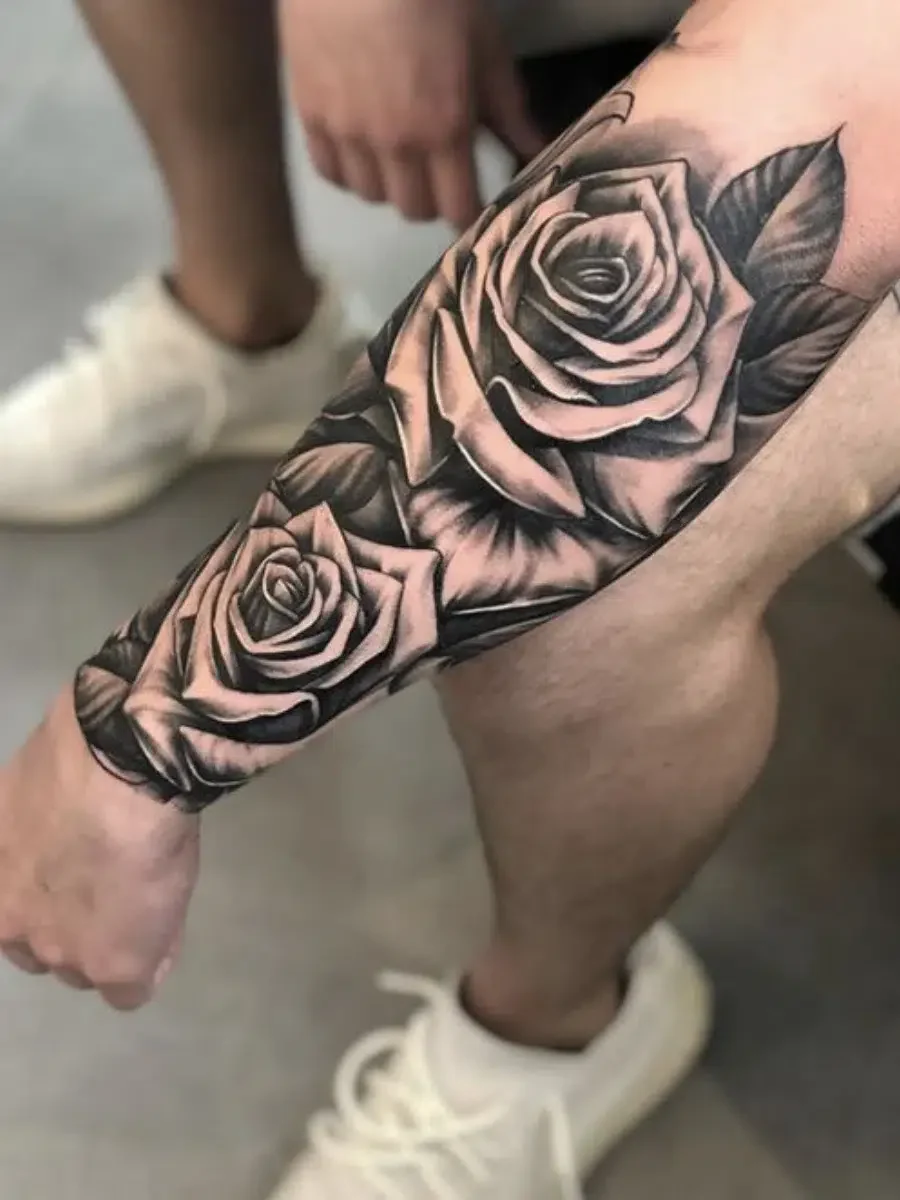 rose tattoo for men