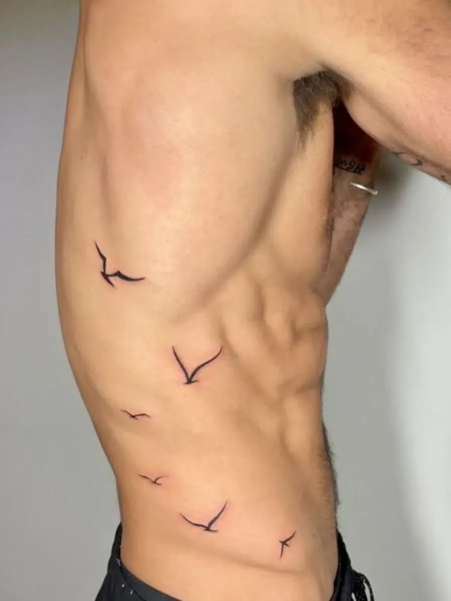 seagull tattoo for men